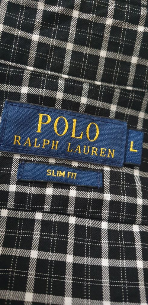 POLO Ralph Lauren Cotton Slim Fit  Size L ОРИГИНАЛ! НОВО! Мъжка Риза!