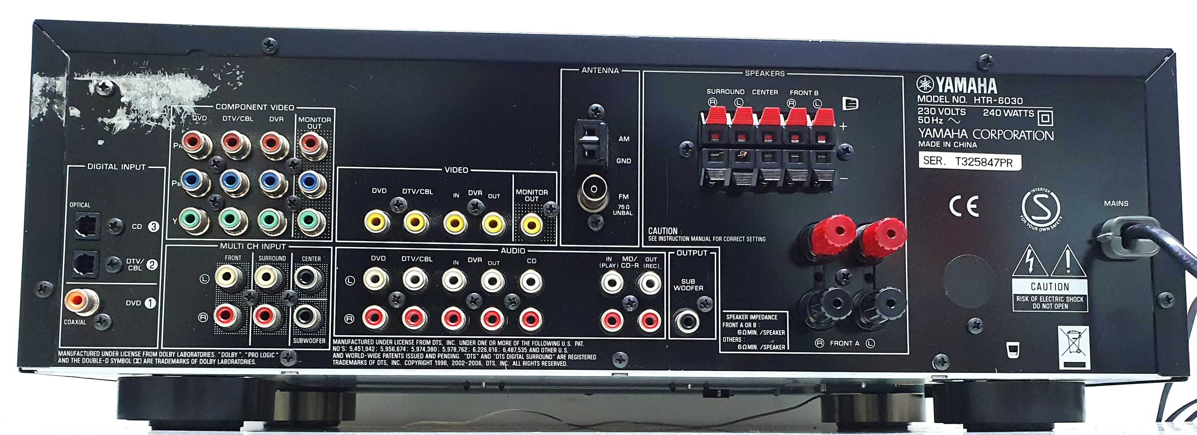 Yamaha HTR 6030 muzica amp 5.1 receiver statie filme muzica