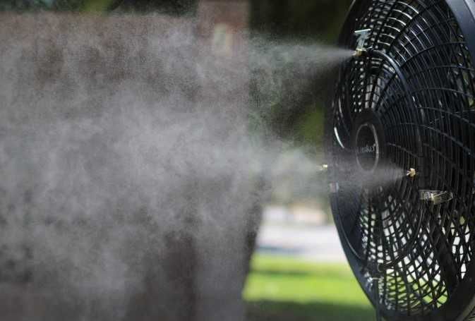 Професионален вентилатор с водна мъгла 260W 41литра 26'' EFM-1342BL