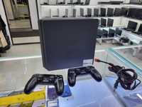 Sony PlayStation 4 slim 1000gb 2 джойстика рассрочка магазин Реал