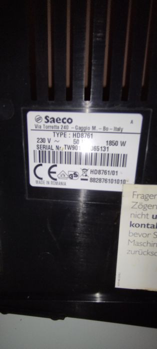 Espressor automat Saeco Minuto