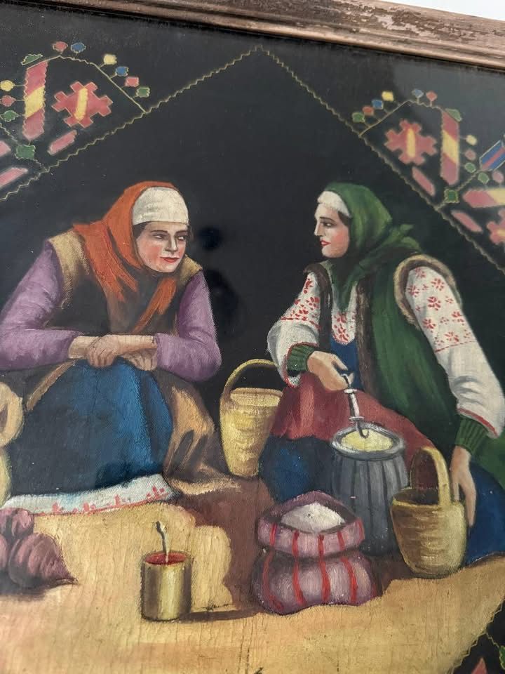 картини с рамки, стъкло, средата на ХХ в