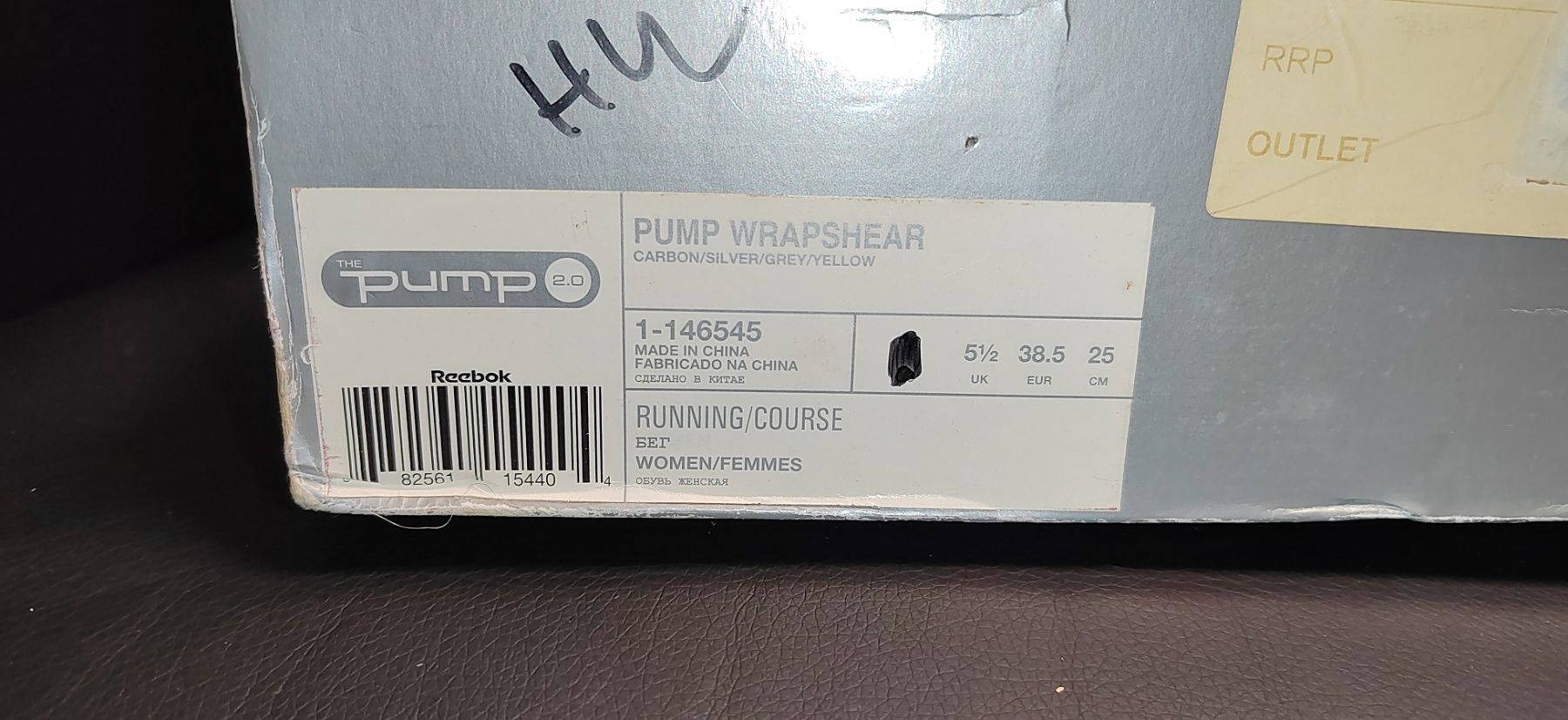 Reebok Pump Wrapshears, номер 38,5