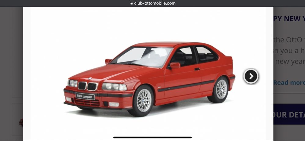 Macheta BMW E36 Compact 323ti Otto 1:18