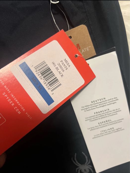 Мъжки ски панталон Spyder, размер XL, нов