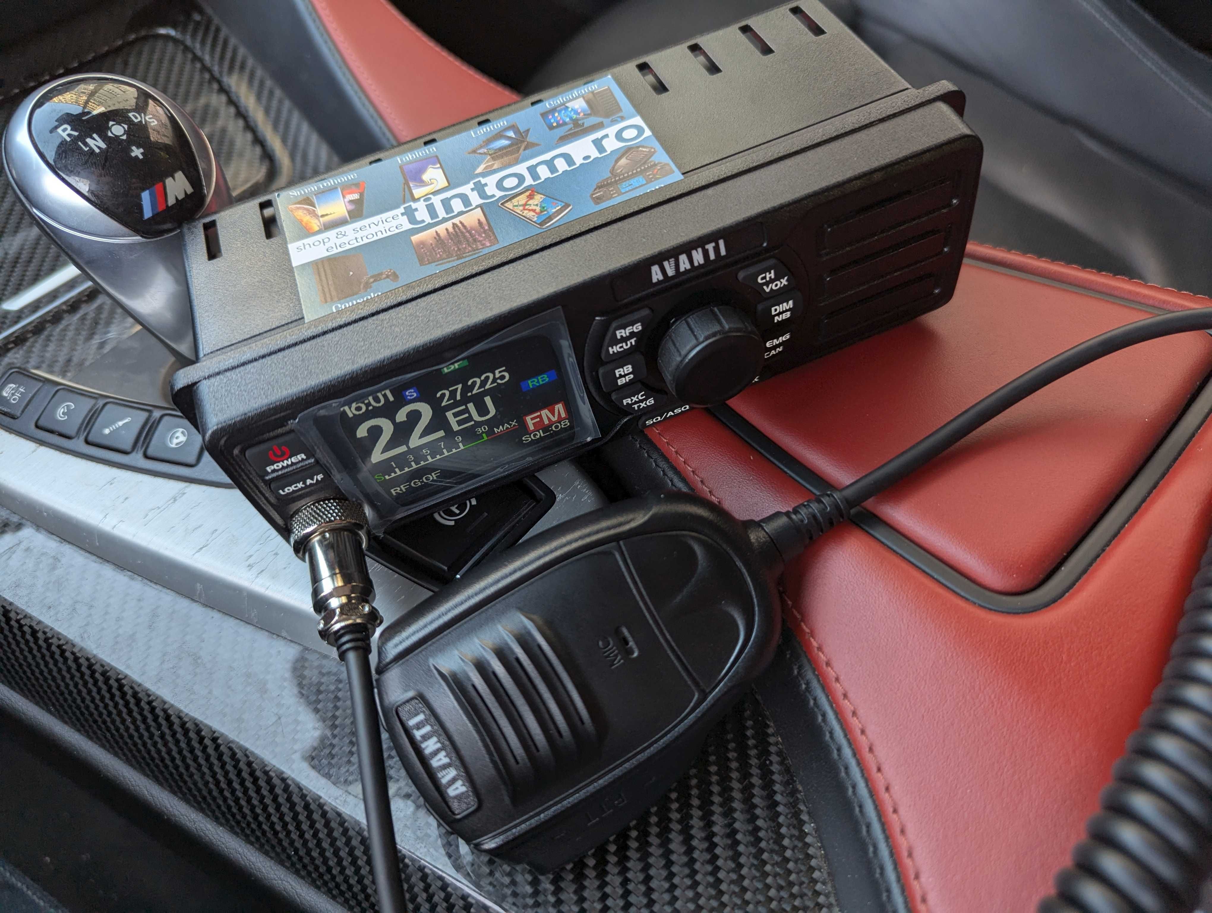 Statie Radio CB Avanti TOTALE, format 1DIN, 12V – 24V ASQ RFGain