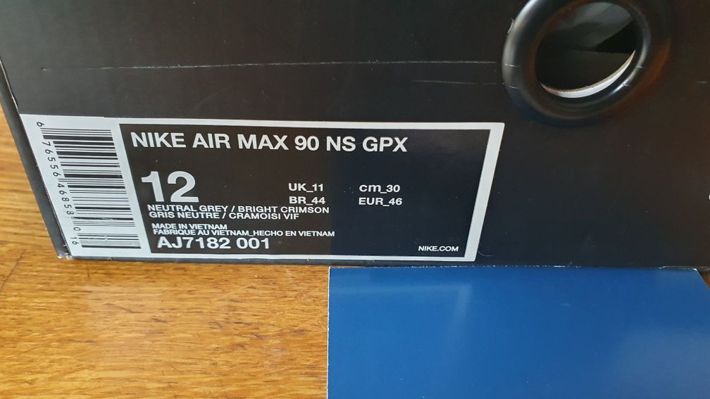 Маратонки NIKE AIR MAX 90 NS, N46 нови - 100% оригинал