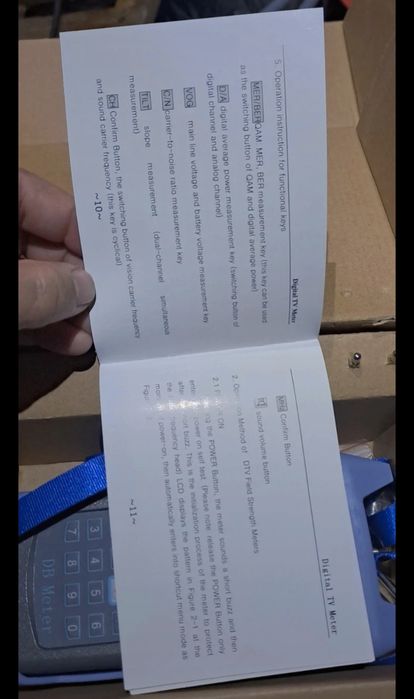 Aparat măsură CATV, analogic , digital