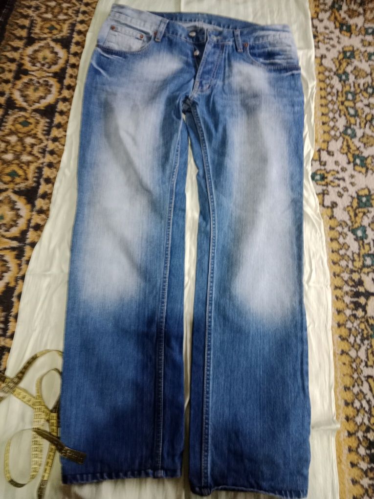 Джинсы мужские разм32-34Турцич б/у