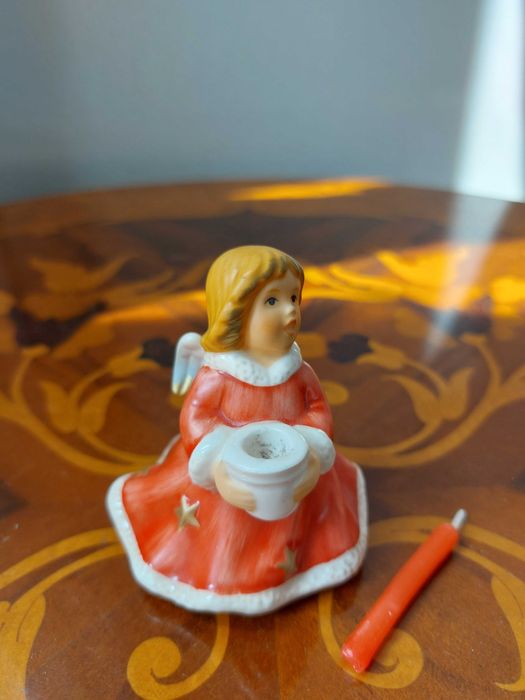 Ingeras Goebel Crăciun pictat manual