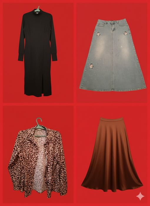 Продам юбки 2, рубашка, платье