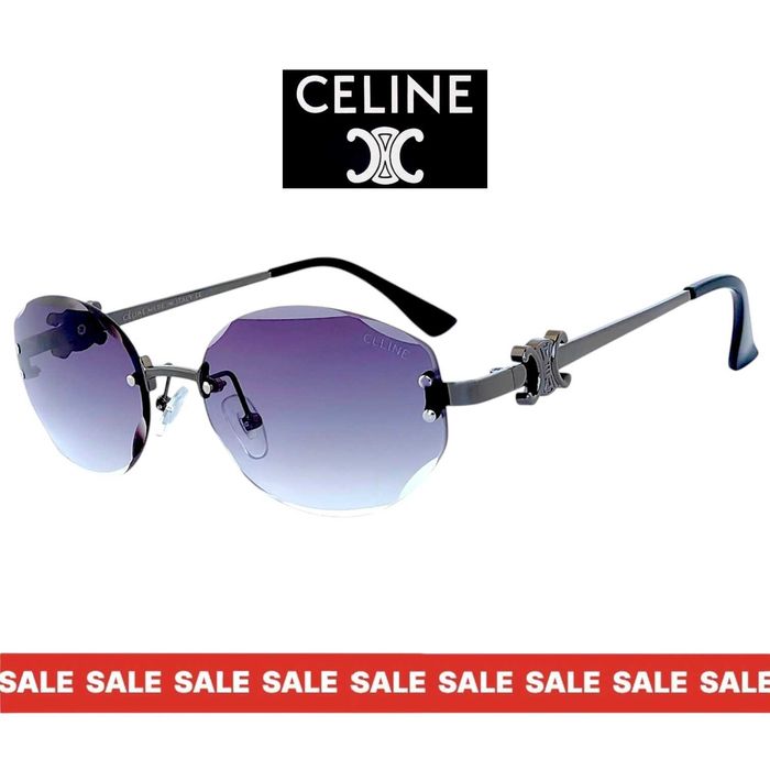 Celine дамски слънчеви очила 2026 с нарязани стъкла и UV400 Защита