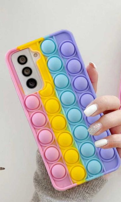 Husa silicon model POP IT Samsung Galaxy S20 Plus, S21+ , S21 Plus