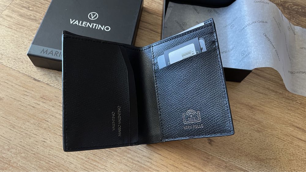 Portofel Piele Mario Valentino Original Compartiment Card