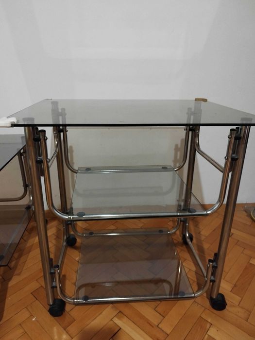 Стъклени холни масички малки 2 броя