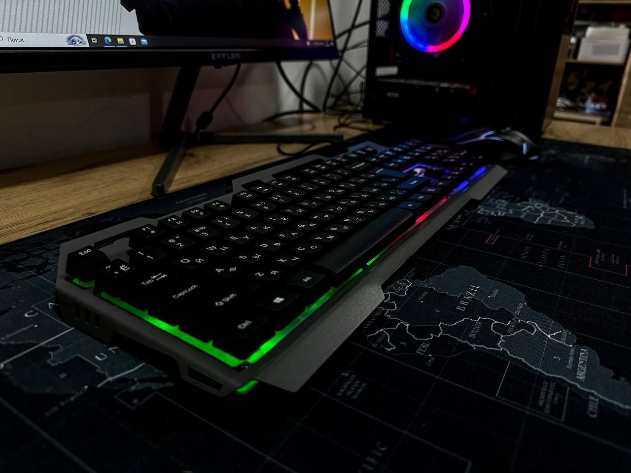 Igrovoy DDR4 I5-8500 full komplekt 24 monitor bilan