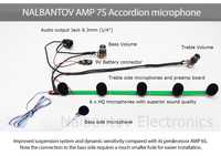 Nalbantov AMP 7S система за озвучаване на акордеон за вграждане