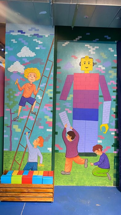 Pictura pe perete, povesti pe pereti, arta educativa pentru copii