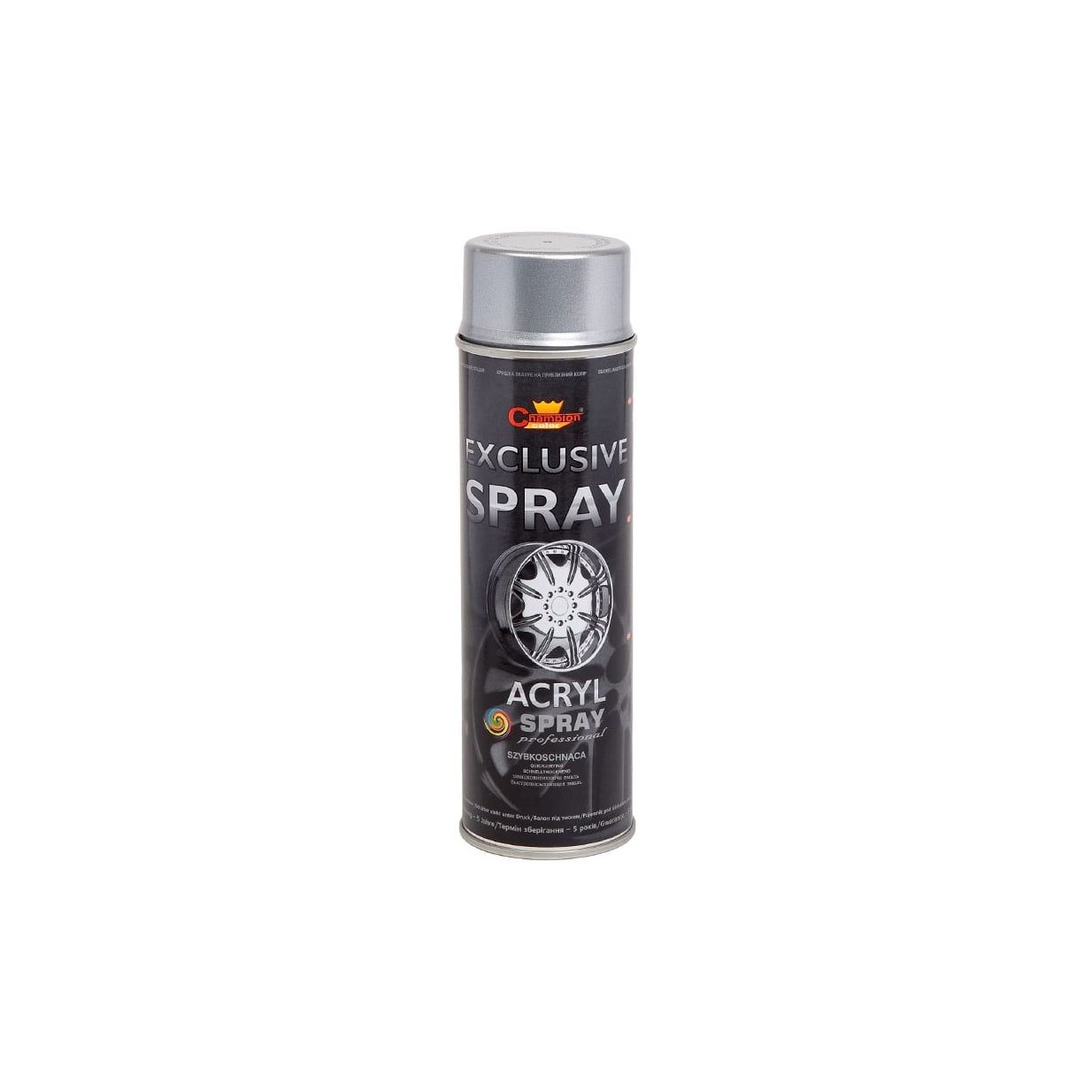 Spray vopsea Profesional CHAMPION Argintiu pentru JANTE 500ml