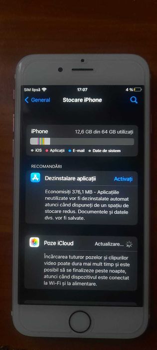 iPhone 6s 64GB — impecabil, față în față Botoșani