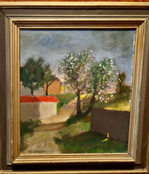 Tablou cu peisaj de primăvară