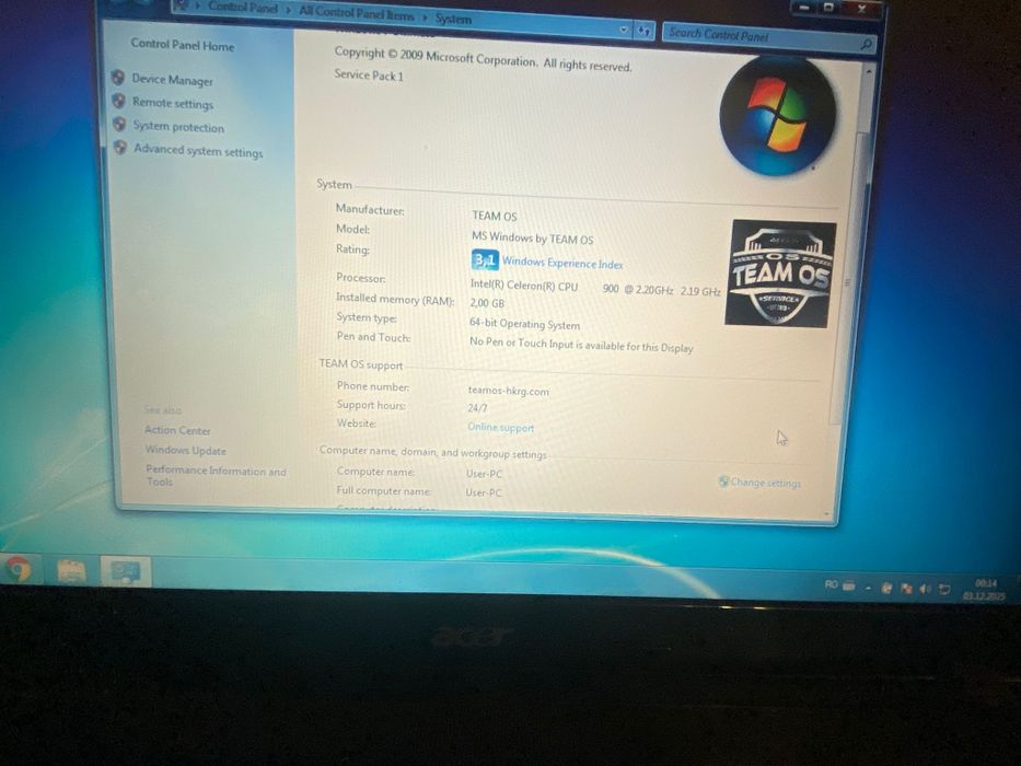 Laptop in stare buna de funcționare