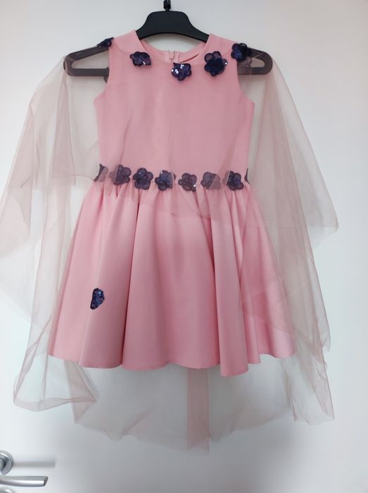 Rochita cu voal pelerina 2-3 ani