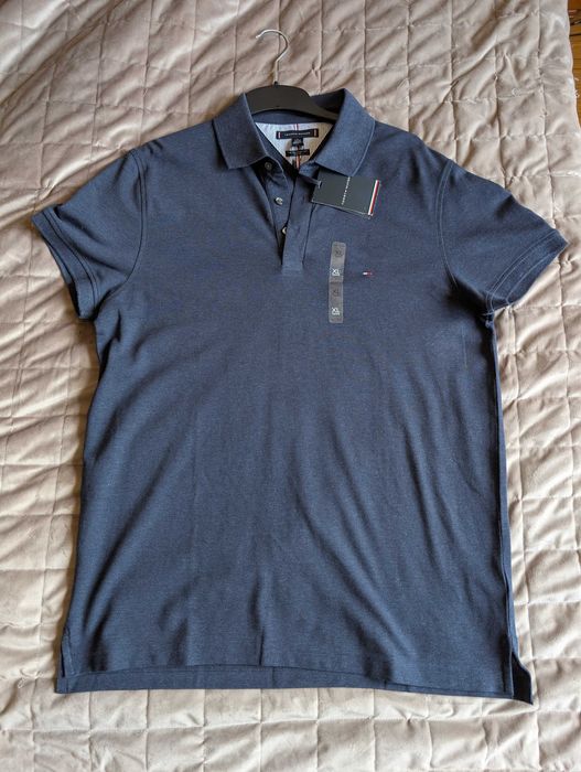 Поло Tommy Hilfiger 1985 модель slim fit (приталенный)