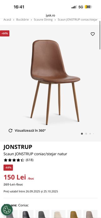 Scaune Jysk JONSTRUP Timisoara