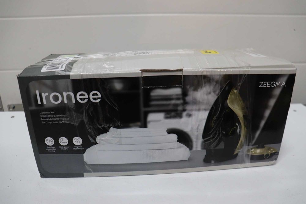 Безжична парна ютия ZEEGMA IRONEE керамична 2600W 320мл,самопочистване
