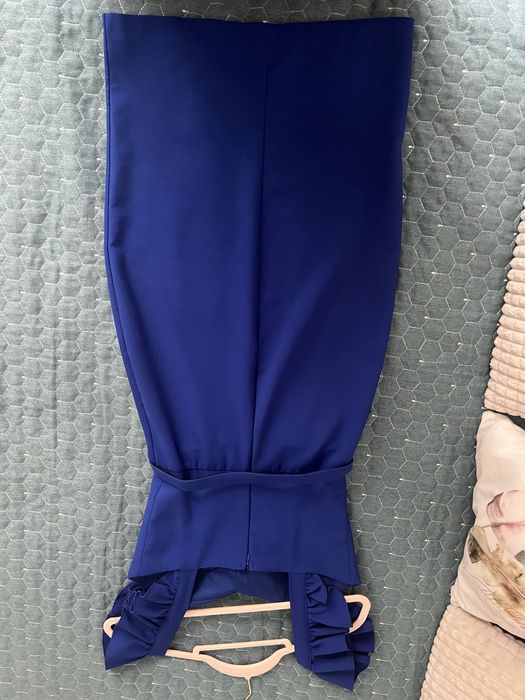 Синя официална рокля