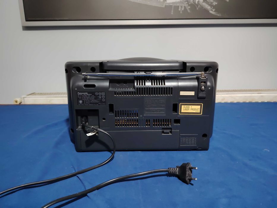 PANASONIC RX-DS303 Portable Stereo CD System, radio, CD, casetofon.