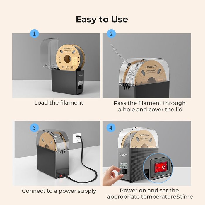 uscător filament Creality Filament Dry box 2.0