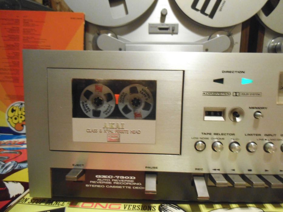 Deck AKAI GXC-730d  Auto Reverse Recording in Ambele Sensuri