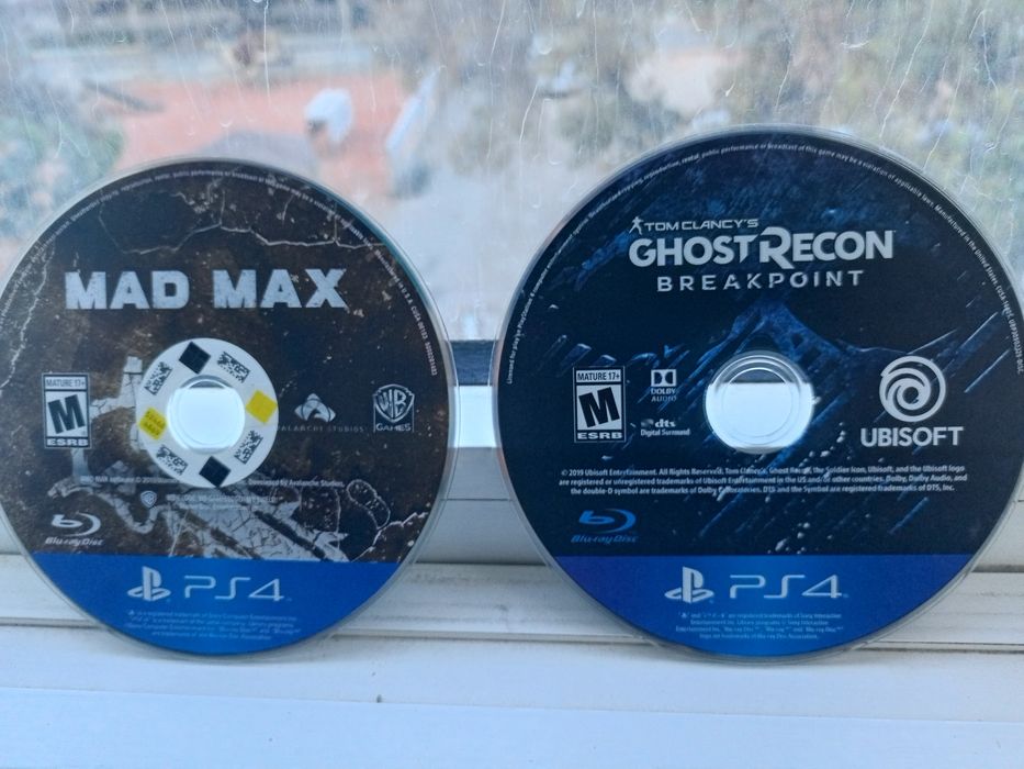 Продаются диски Плейстейшен 4