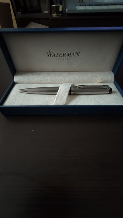 Pix Waterman Expert metalic argintiu