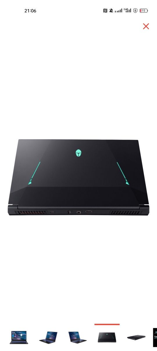 Ноутбук ThundeRobot 911S Core D 15.6" / 16 Гб / SSD 512 Гб / Без ОС /