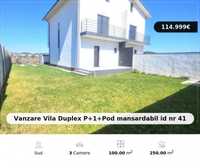 Vanzare Vila Duplex P+1+Pod mansardabil id nr 41