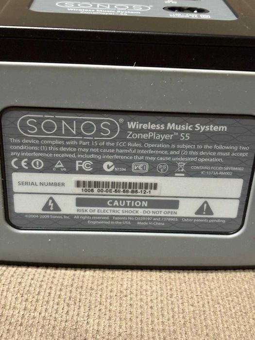 Boxa SONOS Play 5 internet radio