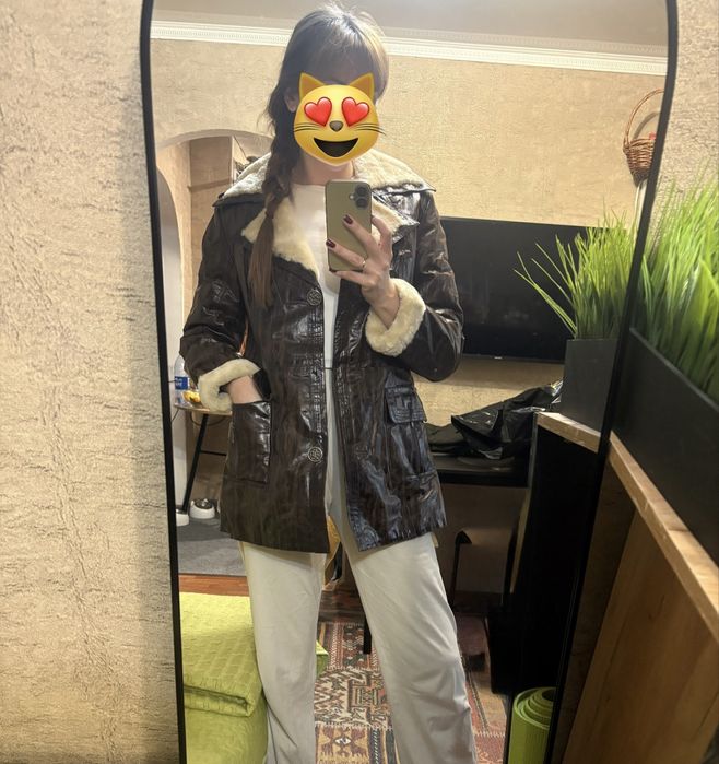 Женский итальянский полушубок