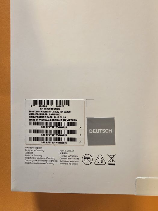 Husa Book Cover Keyboard AI, Samsung Galaxy Tab S10/S9 Ultra open box