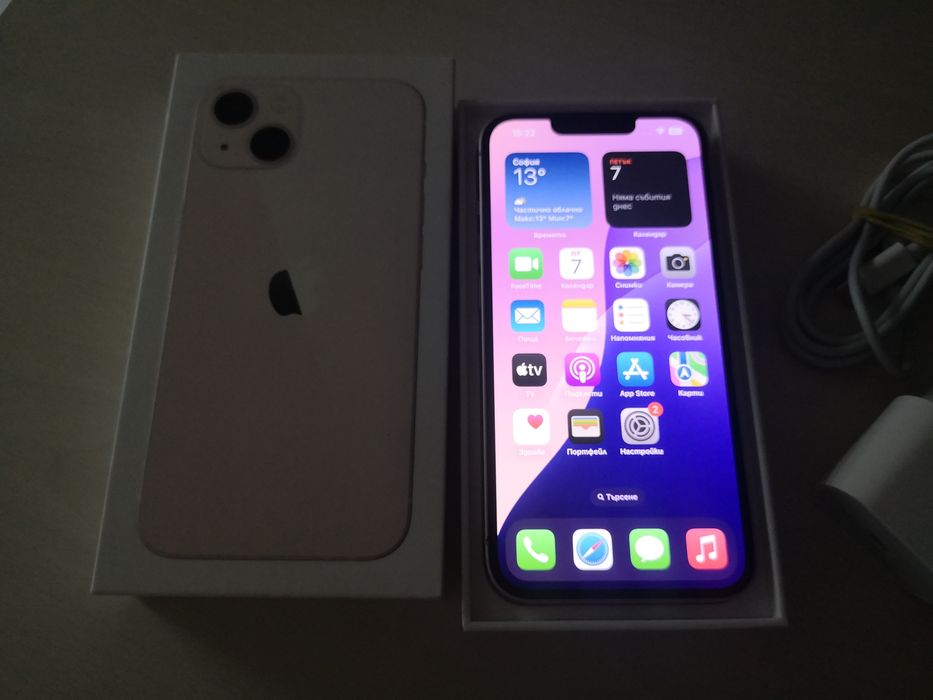 iPhone 13 Pink/100 %Battery health