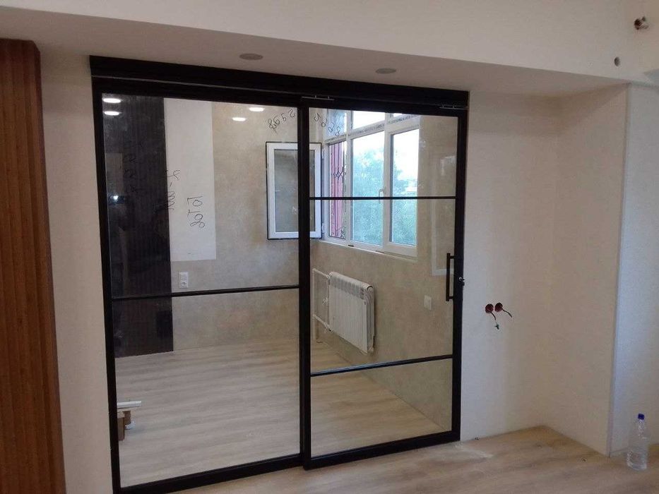 Раздвижные двери и перегородки в стиле лофт!