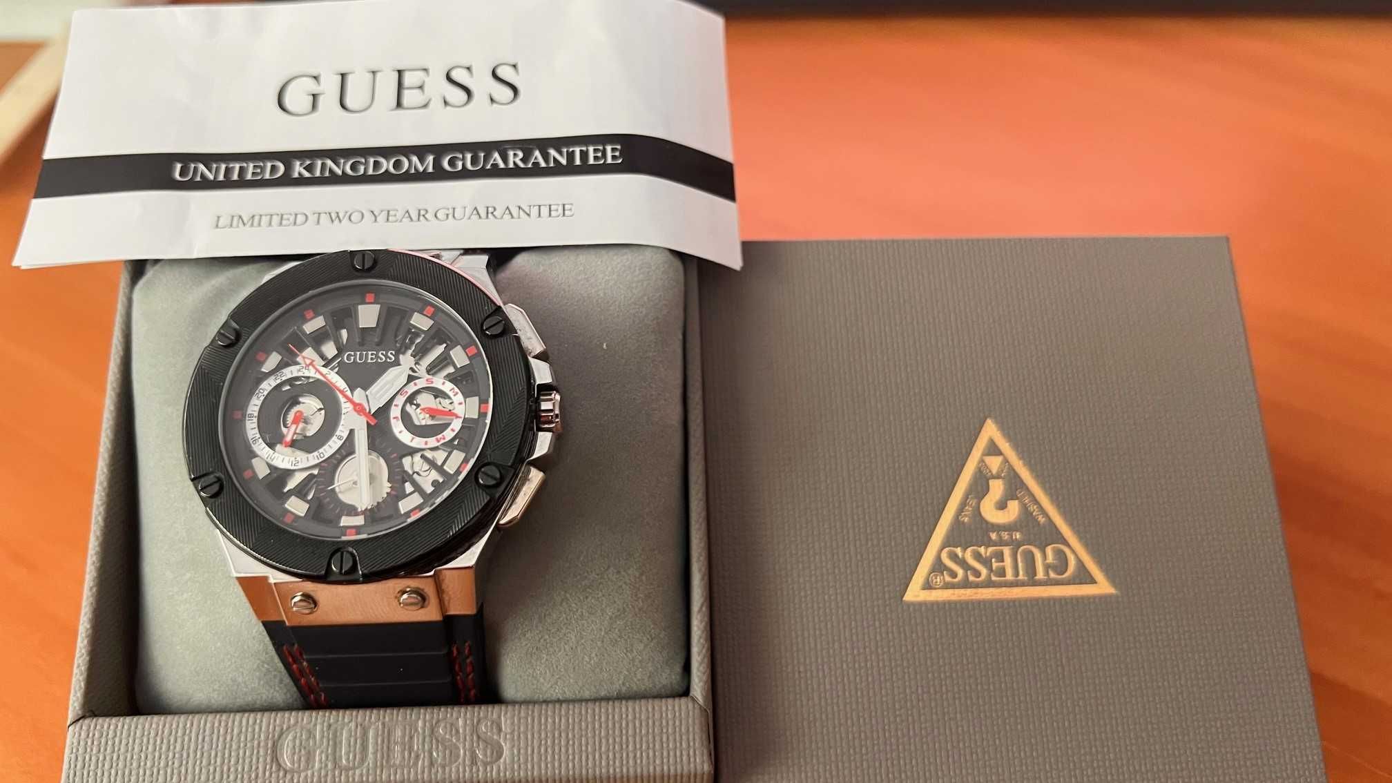 Мъжки часовник Скелетон 44 мм Guess GW0487G1