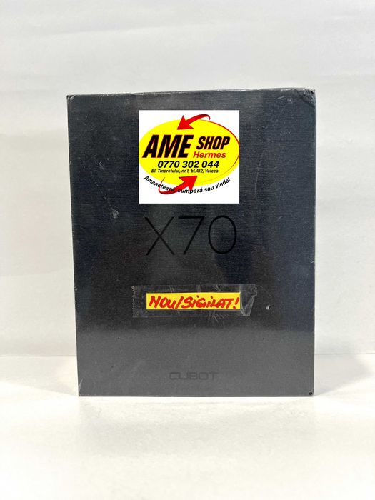 Cubot X70, Black, 256GB/12GB RAM, NOU/Sigilat!