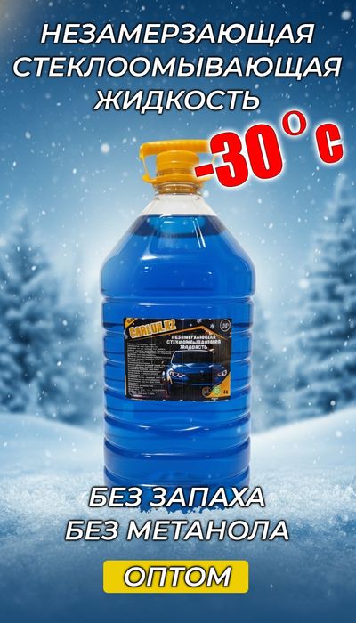 Незамерзающая стеклоомывающая жидкость