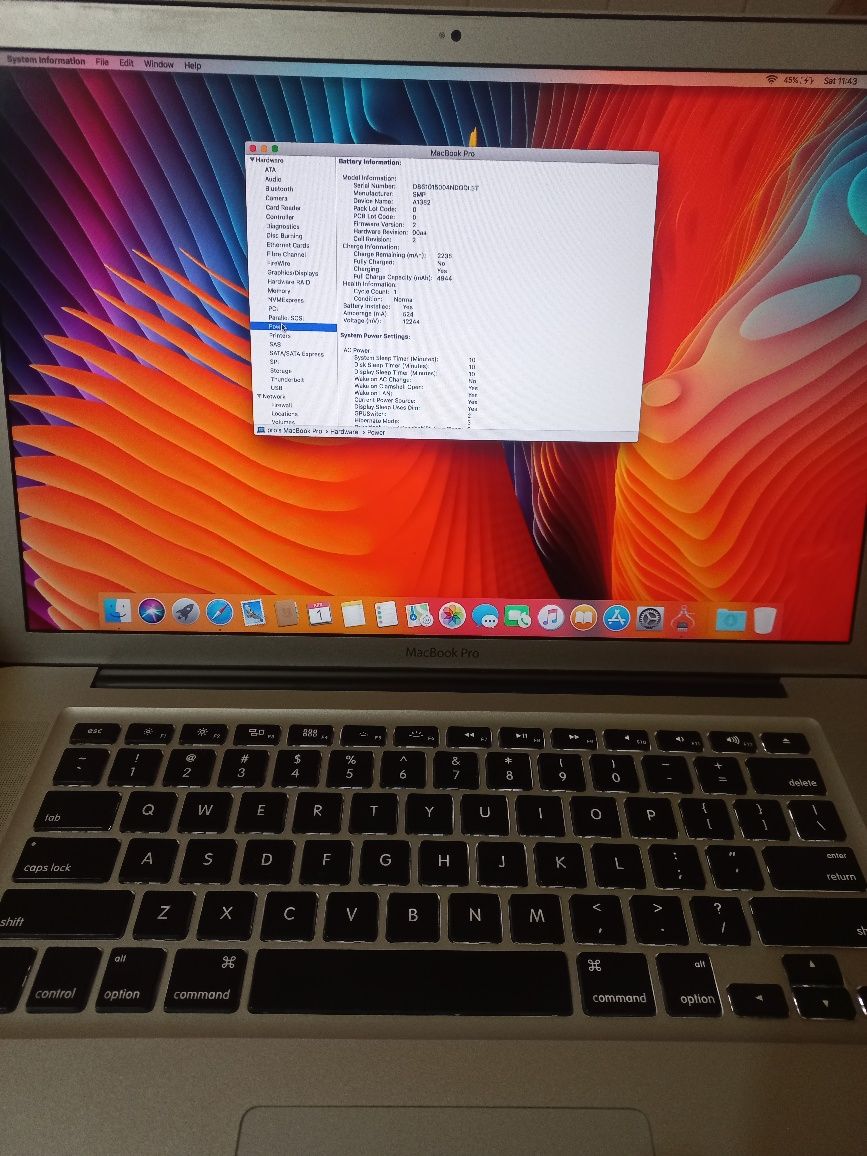 Перфектен Macbook Pro a1286 2011