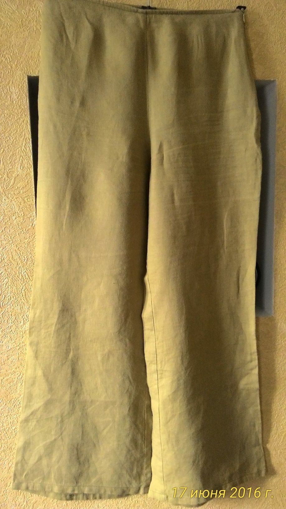 Комплект юбка + брюки. Лен.  Р-р 42-44.