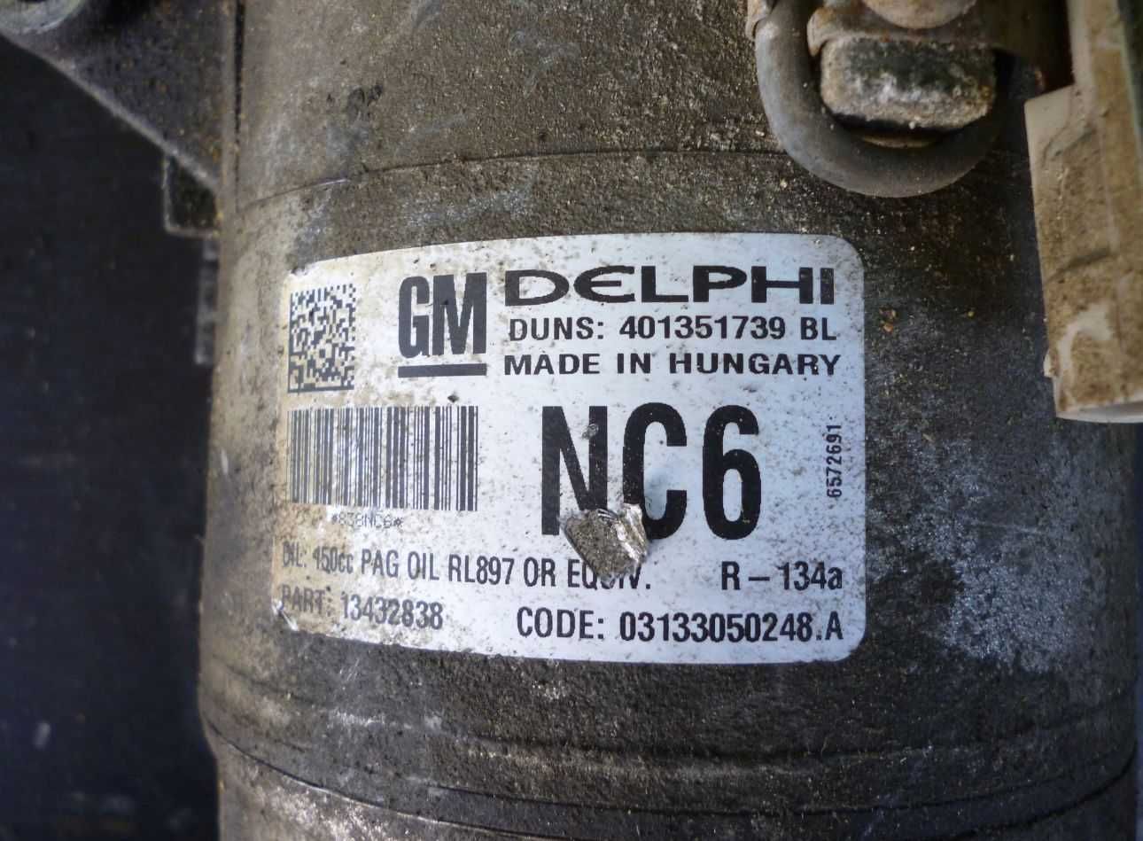 Compresor AC Chevrolet Aveo  1.4 benzina  13432838