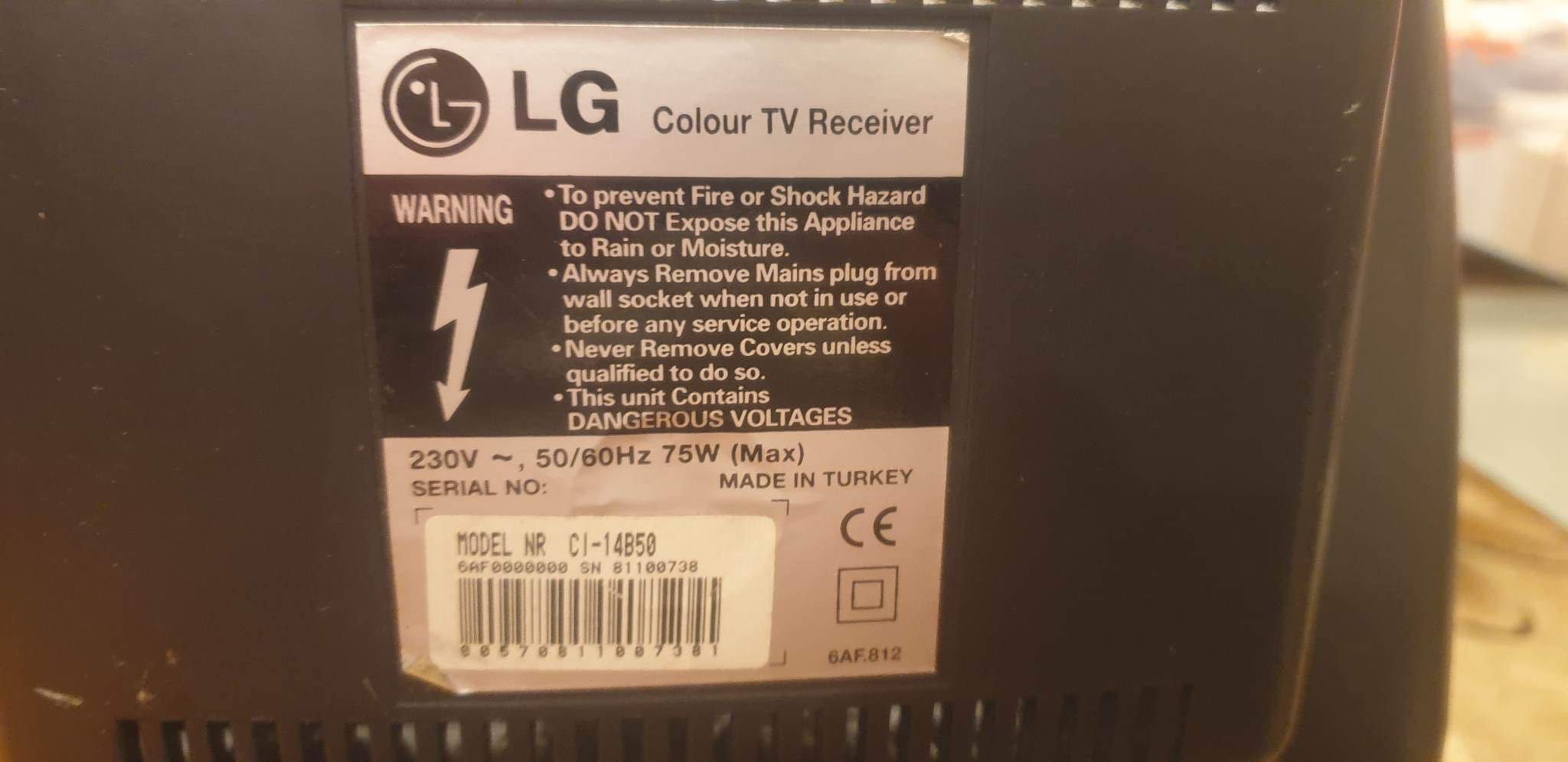 Телевизор малък  LG